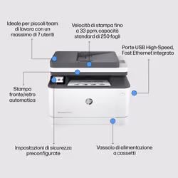 HP LaserJet Stampante multifunzione Pro 3102fdn - Vista aggiuntiva 7