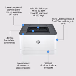HP LaserJet Pro Stampante 3002dn - Vista aggiuntiva 5