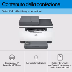 HP LaserJet Stampante multifunzione M234sdn - Vista aggiuntiva 4