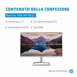 HP Monitor FHD M22f - Vista aggiuntiva 6
