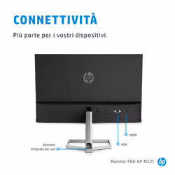 HP Monitor FHD M22f - Vista aggiuntiva 8
