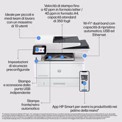 HP LaserJet Pro Stampante multifunzione 4102fdw - Vista aggiuntiva 5