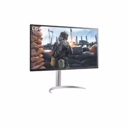 LG 27BP55U-B 27" 4K Ultra HD LED Argento - Vista aggiuntiva 3