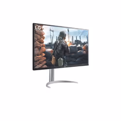 LG 27BP55U-B 27" 4K Ultra HD LED Argento - Vista aggiuntiva 4