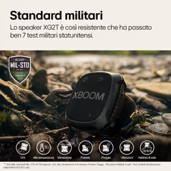 LG XBOOM Go XG2T, Speaker Bluetooth 5W, Sound Boost, IP67, Batteria, Nero - Vista aggiuntiva 5