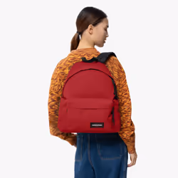 Eastpak Day Pak'r Scarlet Red zaino Zaino casual Rosso Nylon - Vista aggiuntiva 4
