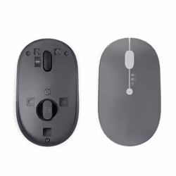 Lenovo Go Wireless Multi Device mouse Ufficio Ambidestro RF Wireless + Bluetooth + USB Type-A Ottico 2400 DPI - Vista aggiuntiva 5