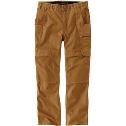 Carhartt Steel Rugged Flex Relaxed Fit Ripstop Double Front Utility Multi Pocket Work Pantaloni, marrone, dimensione 34 per uomo