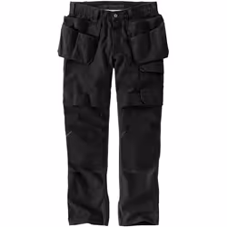 Carhartt Relaxed Straight Steel Rugged Flex Ripstop Double-Front Cargo Pantaloni, nero, dimensione 30 per uomo