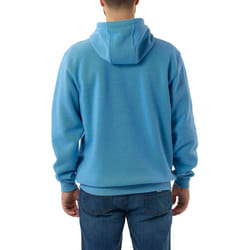 Carhartt Signature Logo Midweight Felpa, bianco-blu, dimensione XS per uomo