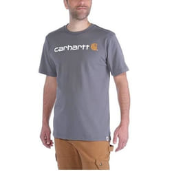 Carhartt EMEA Core Logo Workwear Short Sleeve Maglietta, grigio, dimensione 2XL per uomo