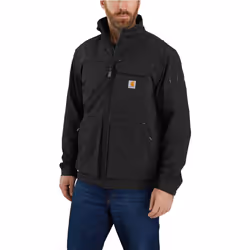 Carhartt Super Dux Mock-Neck Giacca, nero, dimensione XL per uomo