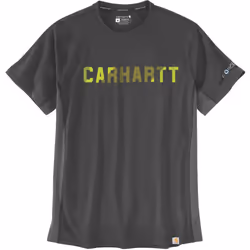 Carhartt Force Flex Block Logo Maglietta, grigio, dimensione S per uomo