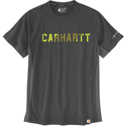 Carhartt Force Flex Block Logo Maglietta, grigio, dimensione S per uomo
