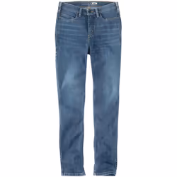 Carhartt Rugged Flex Tapered Jeans donna, blu, dimensione 2XL 3XL per donne