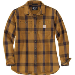 Carhartt Heavyweight Twill Camicia Da Donna, marrone, dimensione XS per donne
