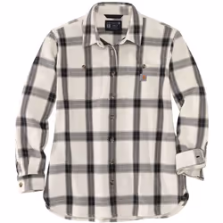 Carhartt Heavyweight Twill Camicia Da Donna, nero-bianco, dimensione XS per donne