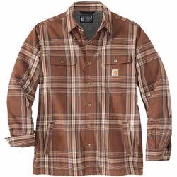 Carhartt Flannel Sherpa Lined Camicia, marrone, dimensione 2XL per uomo