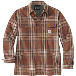 Carhartt Flannel Sherpa Lined Camicia, marrone, dimensione 2XL per uomo