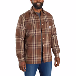 Carhartt Flannel Sherpa Lined Camicia, marrone, dimensione 2XL per uomo
