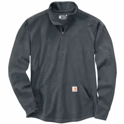 Carhartt Half Zip Thermal Camicia Longsleeve, grigio, dimensione M per uomo