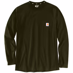 Carhartt Force Flex Pocket Camicia a maniche lunghe, verde, dimensione S per uomo