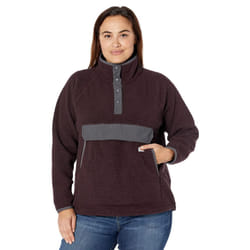 Carhartt Relaxed Fit Fleece Pullover da donna, porpora, dimensione M per donne