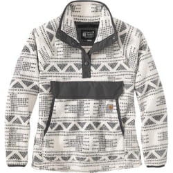 Carhartt Relaxed Fit Fleece Pullover da donna, nero-bianco, dimensione S per donne