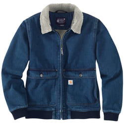 Carhartt Relaxed Fit Denim Sherpa Giacca da donna, blu, dimensione XS per donne