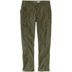 Relaxed Ripstop Cargo Work Pantaloni, verde, dimensione 34 per uomo