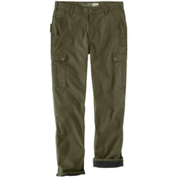 Carhartt Cargo Fleece Lined Work Pantaloni, verde, dimensione 38 per uomo