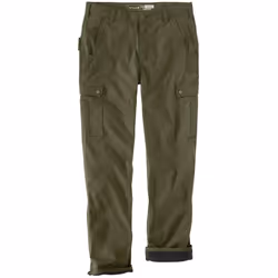Carhartt Cargo Fleece Lined Work Pantaloni, verde, dimensione 38 per uomo