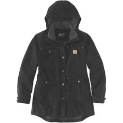 Carhartt Loose Fit Weathered Duck Cappotto da donna, nero, dimensione M per donne