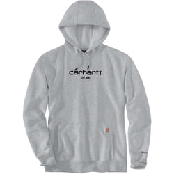 Carhartt Lightweight Logo Graphic Felpa, grigio, dimensione M per uomo