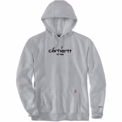 Carhartt Lightweight Logo Graphic Felpa, grigio, dimensione XL per uomo
