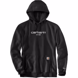 Carhartt Lightweight Logo Graphic Felpa, nero, dimensione L per uomo