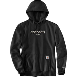 Carhartt Lightweight Logo Graphic Felpa, nero, dimensione L per uomo