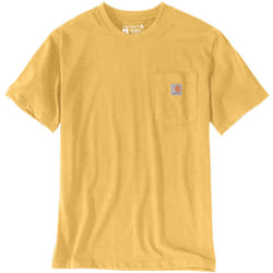 Carhartt Relaxed Fit Heavyweight K87 Pocket Maglietta, giallo, dimensione S per uomo