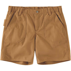 Carhartt Rugged Flex Relaxed Fit Canvas Work Pantaloncini donna, marrone, dimensione XS per donne