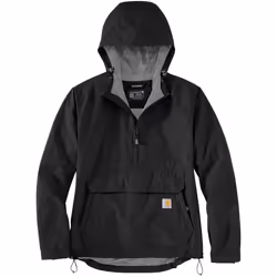Carhartt Rain Defender Loose Fit Lightweight Packable Giacca da donna, nero, dimensione XS per donne