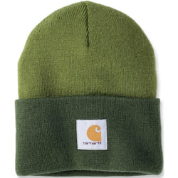 Carhartt Knit Cuffed Two-Tone Beanie, verde per uomo
