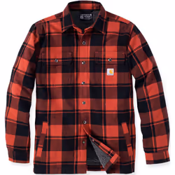 Carhartt Heavyweight Flannel Sherpa Camicia, rosso, dimensione 2XL per uomo