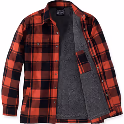 Carhartt Heavyweight Flannel Sherpa Camicia, rosso, dimensione 2XL per uomo
