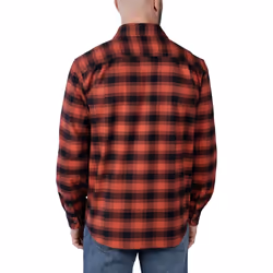 Carhartt Rugged Flex Flannel Plaid Camicia, nero-rosso, dimensione S per uomo