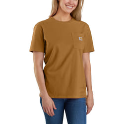 Carhartt Workwear Pocket Maglietta donna, marrone, dimensione M per donne