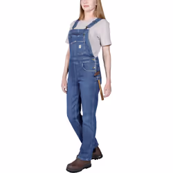 Carhartt Rugged Flex Relaxed Fit Denim Tuta da donna, blu, dimensione L per donne