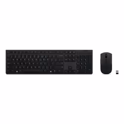Lenovo 4X31K03945, Full-size (100%), Wireless, RF senza fili + Bluetooth, Tasto con meccanismo a forbici, Grigio, Mouse inclu ...