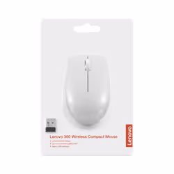 Lenovo 300 WIRELESS ?GREY mouse Ufficio Ambidestro RF Wireless Ottico 1000 DPI - Vista aggiuntiva 5
