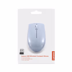 Lenovo 300 Wireless Compact Maus Kabellos Optisch Blau 3 Tasten 1000 dpi mouse Ufficio Ambidestro RF Wireless Ottico - Vista aggiuntiva 6