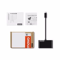 Lenovo GX91L84354 hub di interfaccia USB 3.2 Gen 1 (3.1 Gen 1) Type-C 625 Mbit/s Nero - Vista aggiuntiva 5